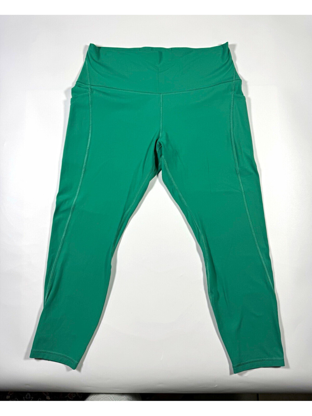 Lululemon Align High-Rise Crop 24” Leggings With Pockets Women’s 14 Green Nulu